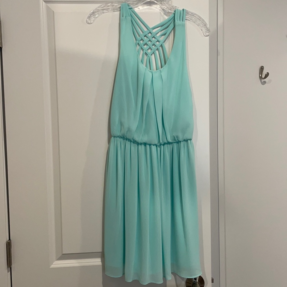 Teal dress